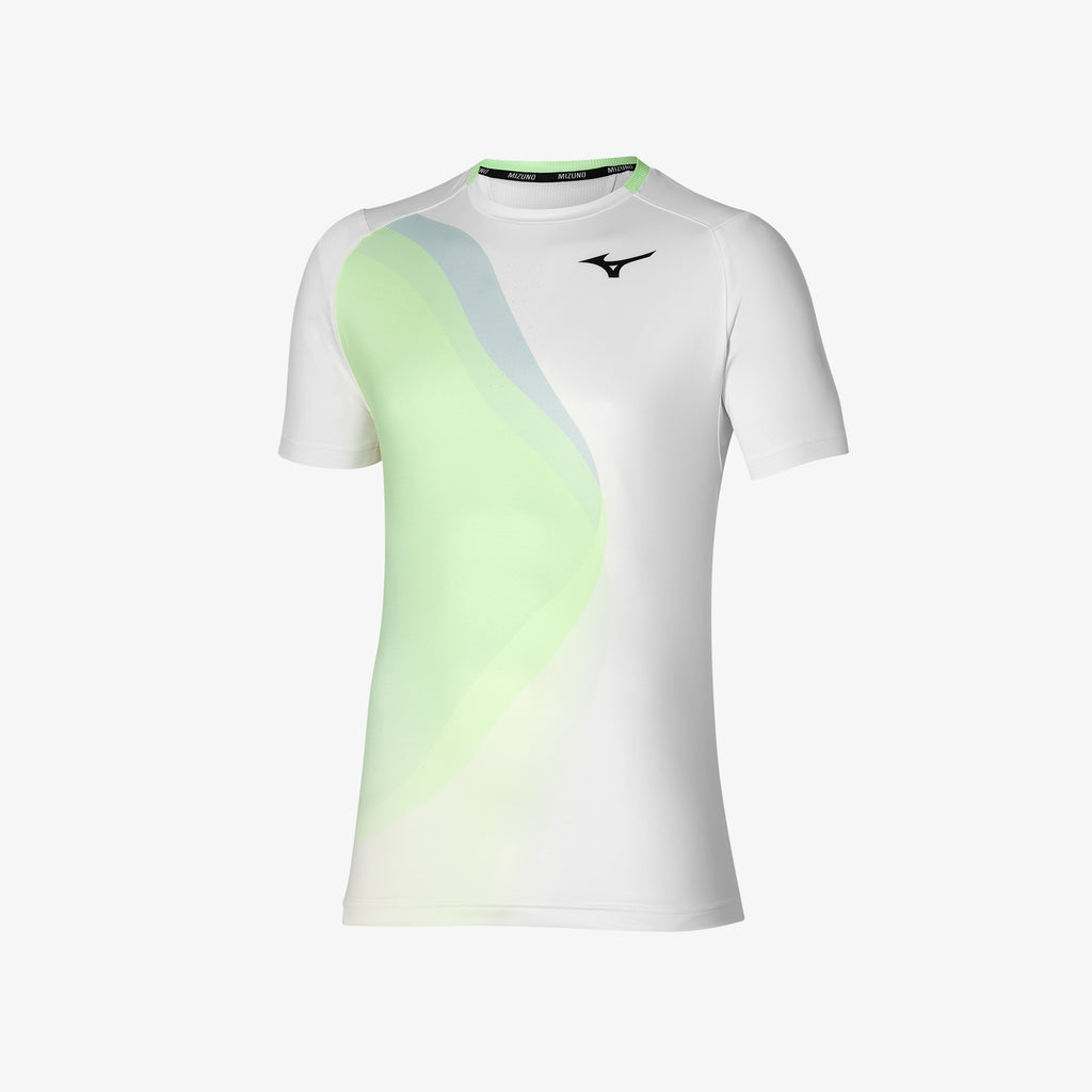 White Mizuno SHADOW GRAPHIC TEE | SG_MZN24134