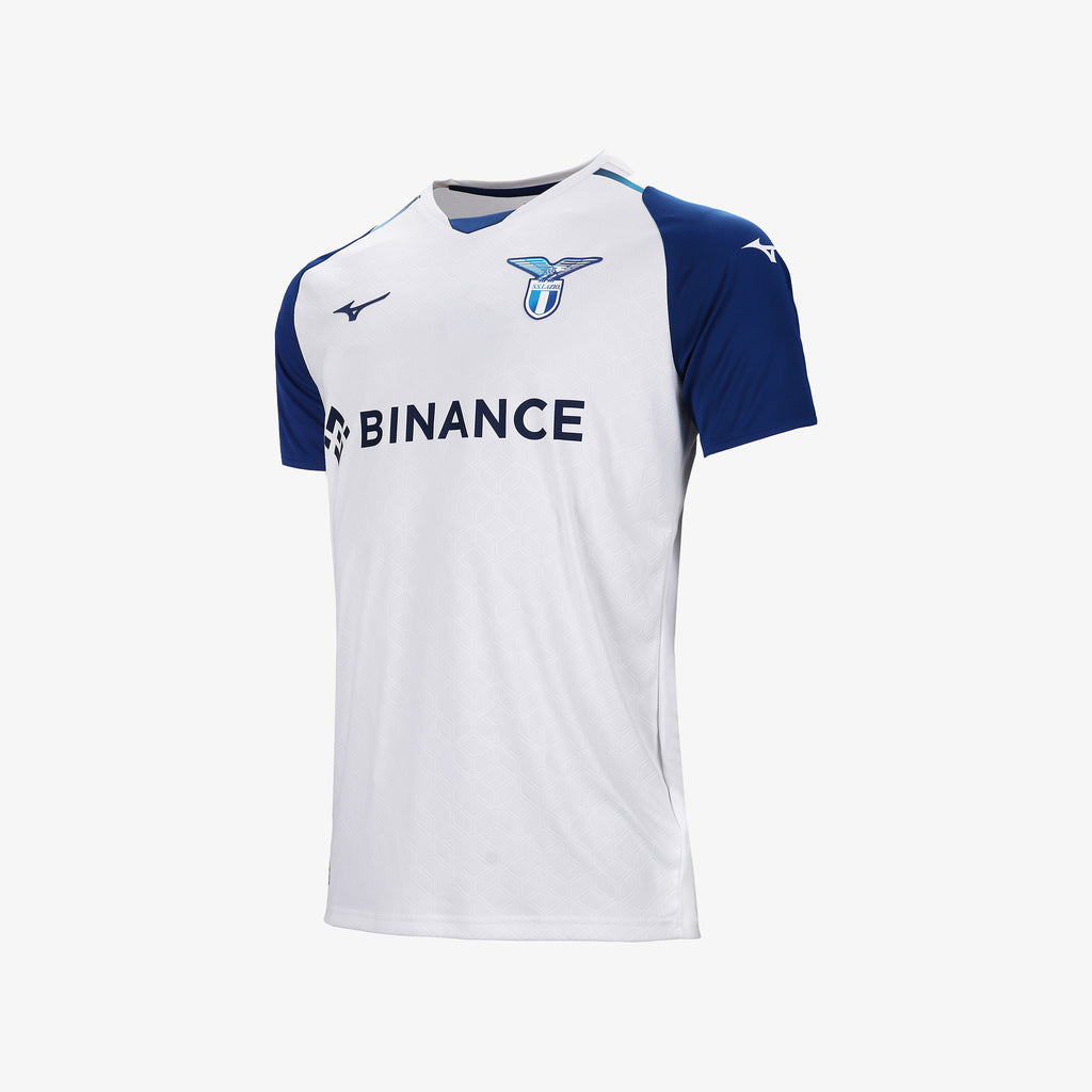 White Mizuno SS LAZIO 2022/23 THIRD JERSEY JR | SG_MZN18162