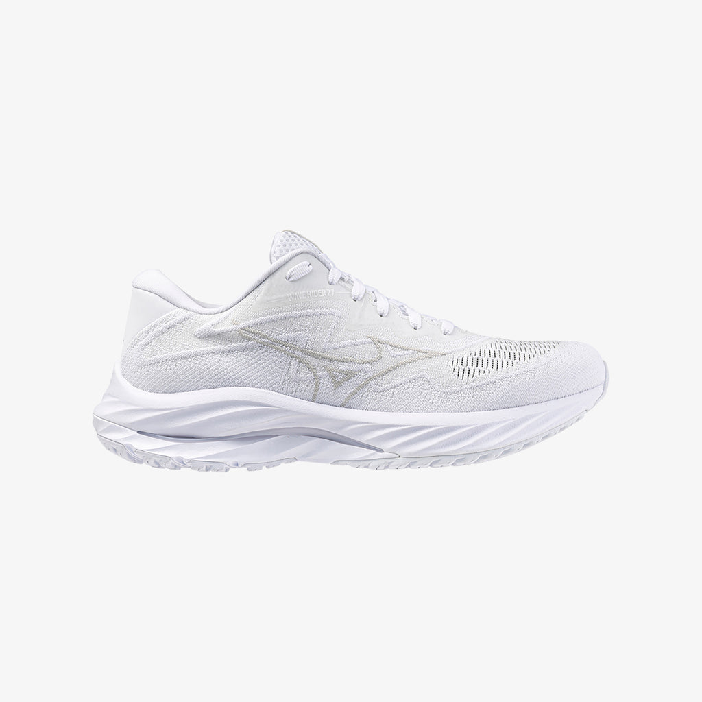 White Mizuno WAVE RIDER 27 SSW | SG_MZN70176