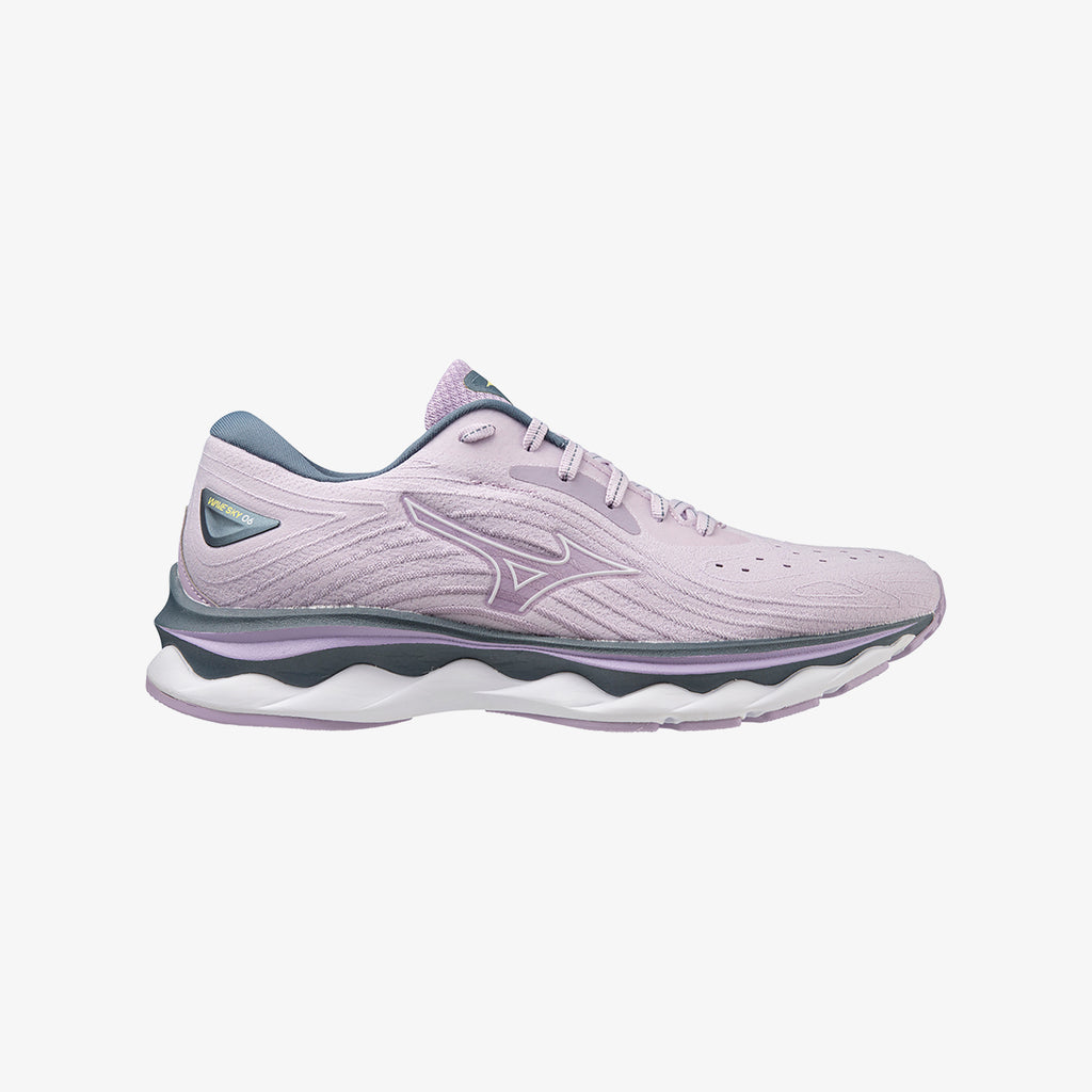 White Purple Mizuno WAVE SKY 6 | SG_MZN98035